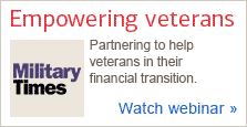 Empowering veterans. Partnering to help veterans in their financial transition. Watch webinar Empowering veterans. Partnering to help veterans in their financial transition. Watch webinar